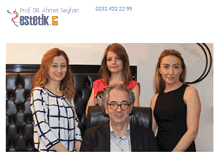 Tablet Screenshot of estetik.org